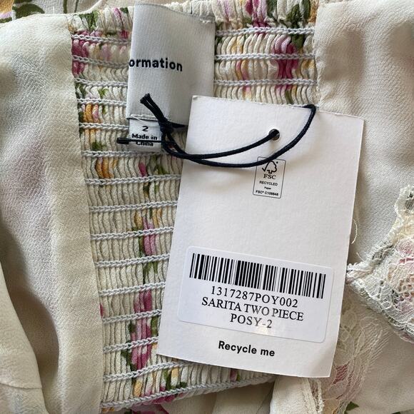 Reformation Sarita Two Piece Posy - Picture 13 of 14